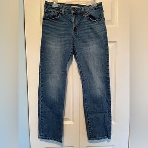 Levi's Mid-rise Straight Leg Blue Jeans